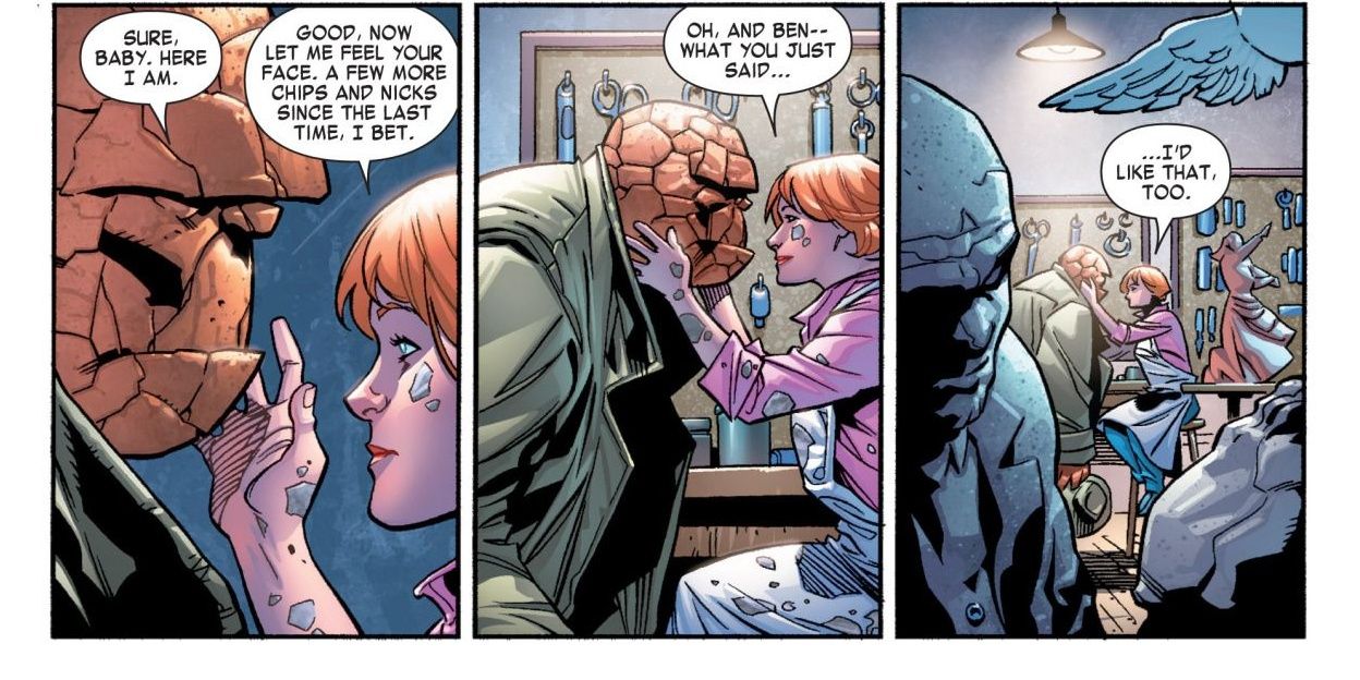 marvel ben grimm the thing and alicia master together