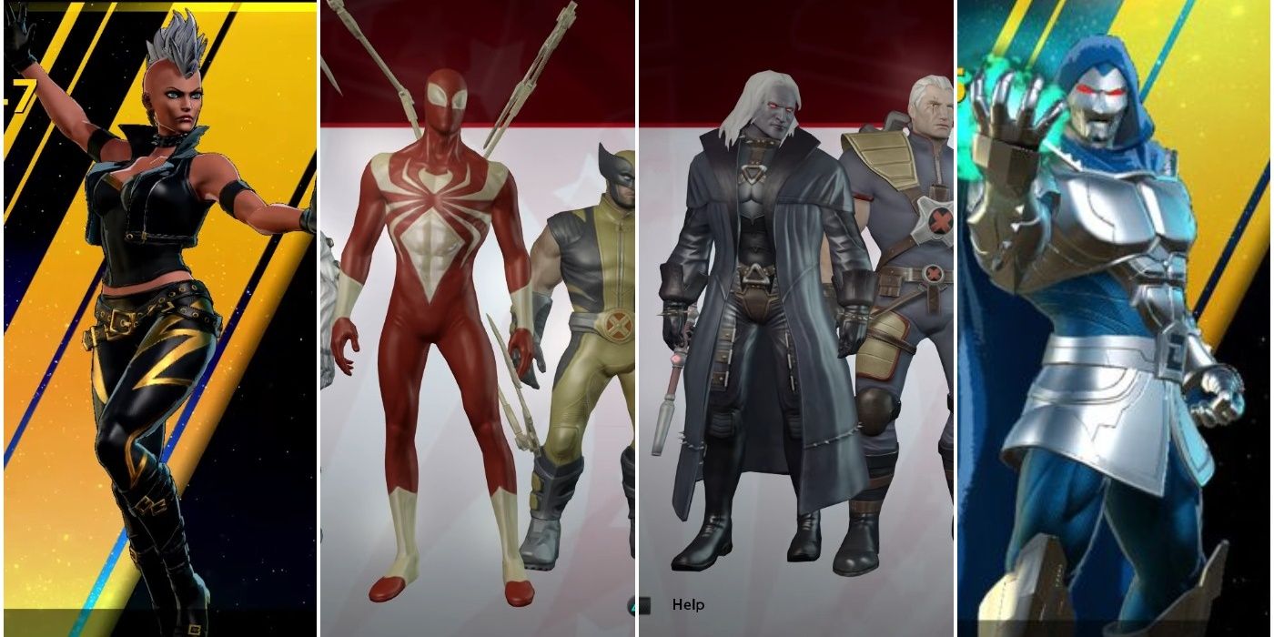 Combine of Storm, Spider-Man, Gambit, and Doom