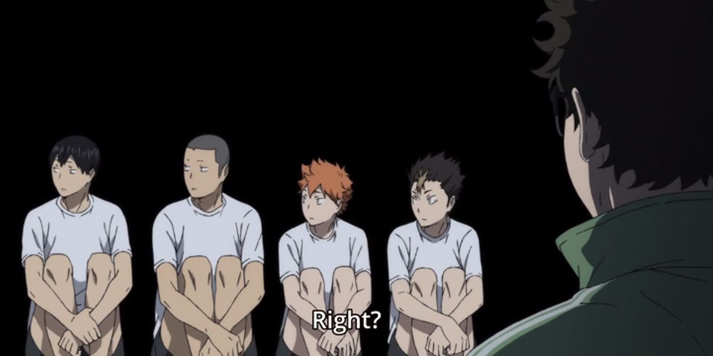 Character's In Haikyuu Acting Silly When The Topic Of Midterms Comes Up