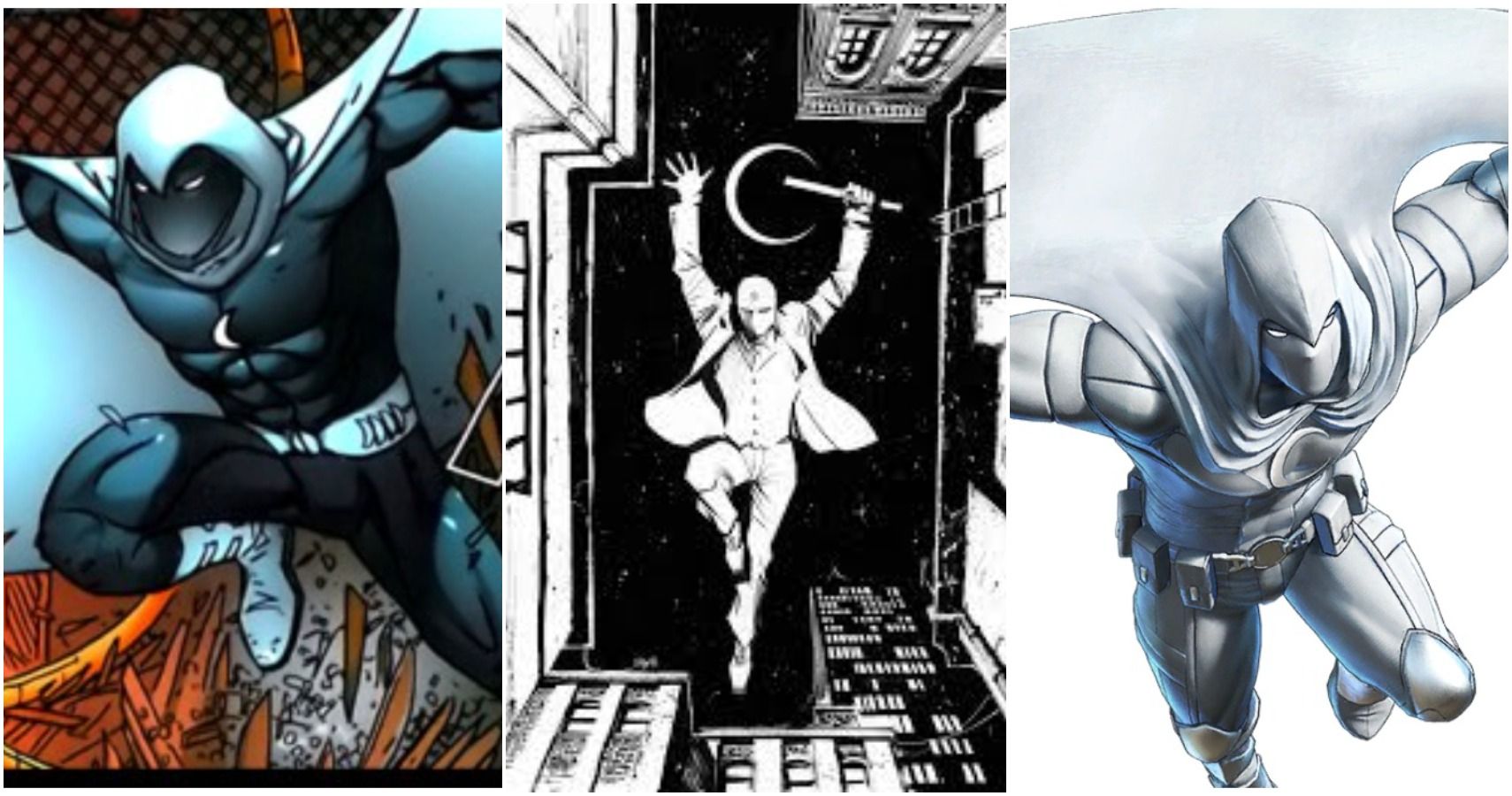 Moon Knight All Of His Costumes, Ranked