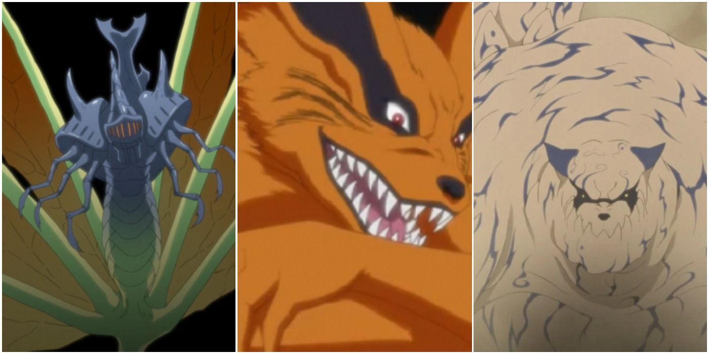 Naruto: The 9 Tailed Beasts, Ranked From Weakest To Strongest