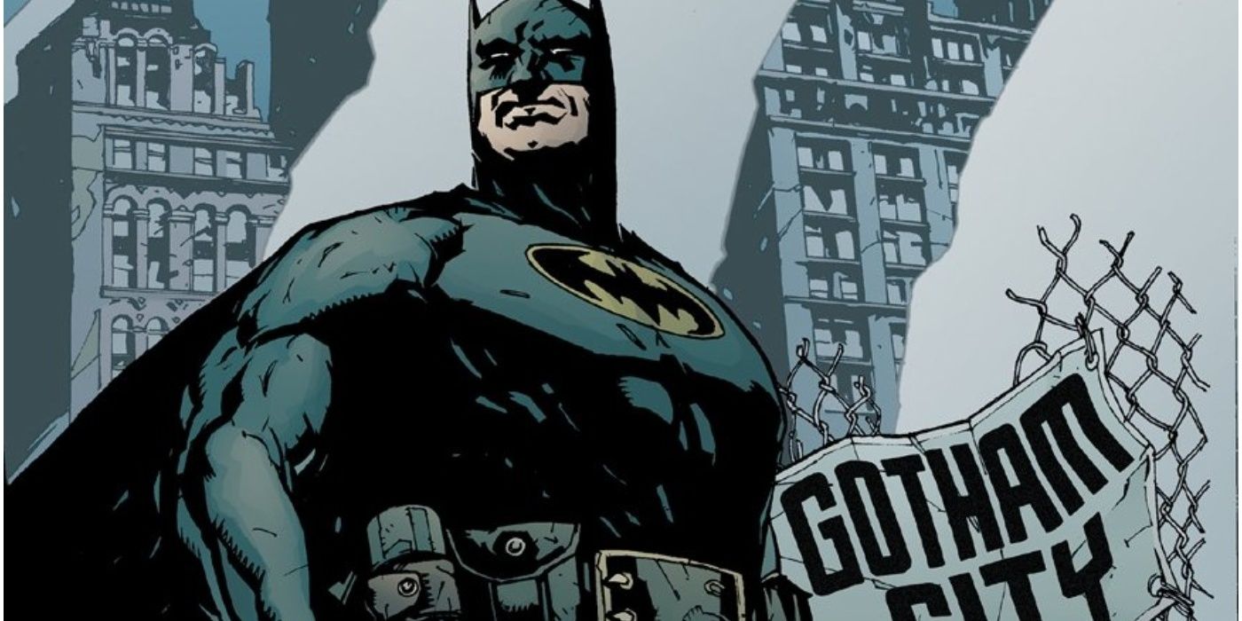 Cover art for DC Comics' Batman No Man's Land
