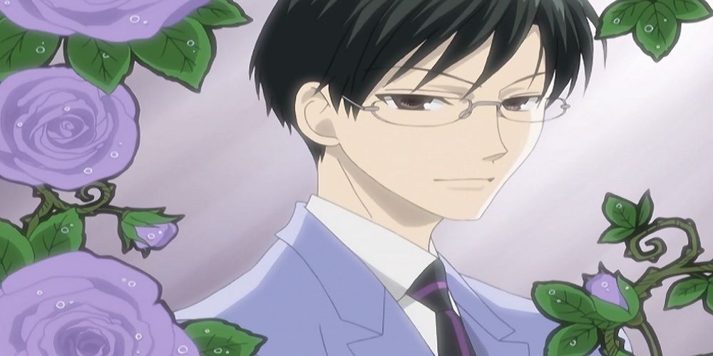 kyoya and purple roses ouran