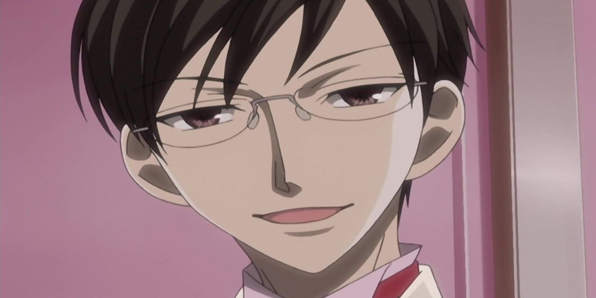 kyoya smiling from ouran