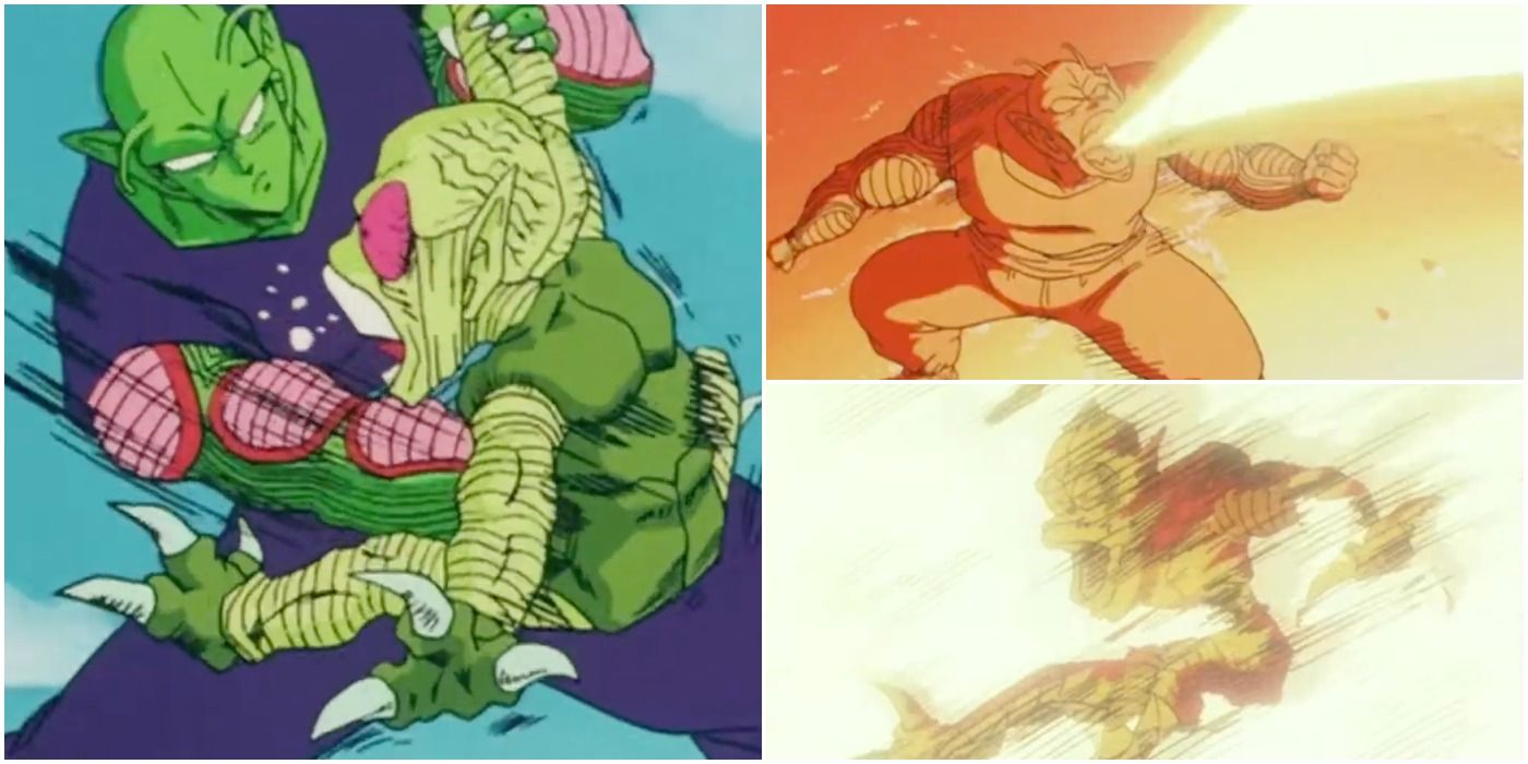 Piccolo Kills a Saibaman - Dragon Ball Z