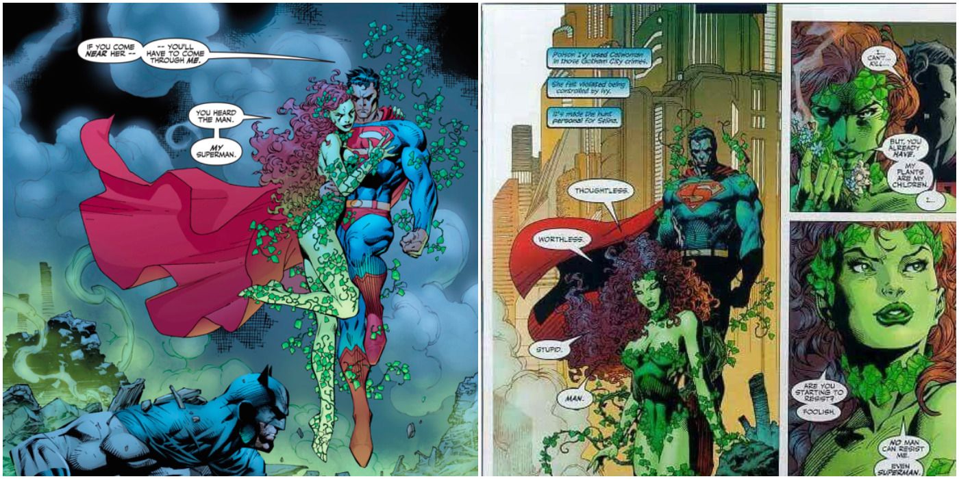 Poison Ivy Controls Superman