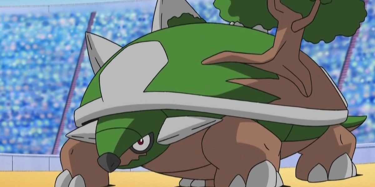 Ash's Torterra during a tournament in the Pokémon anime.