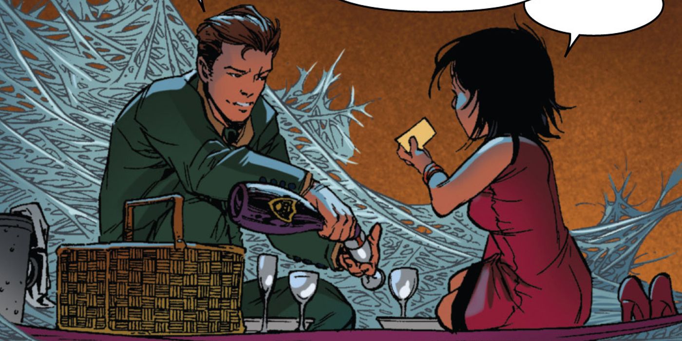 Peter Parker and Anna Maria Marconi on a picnic date