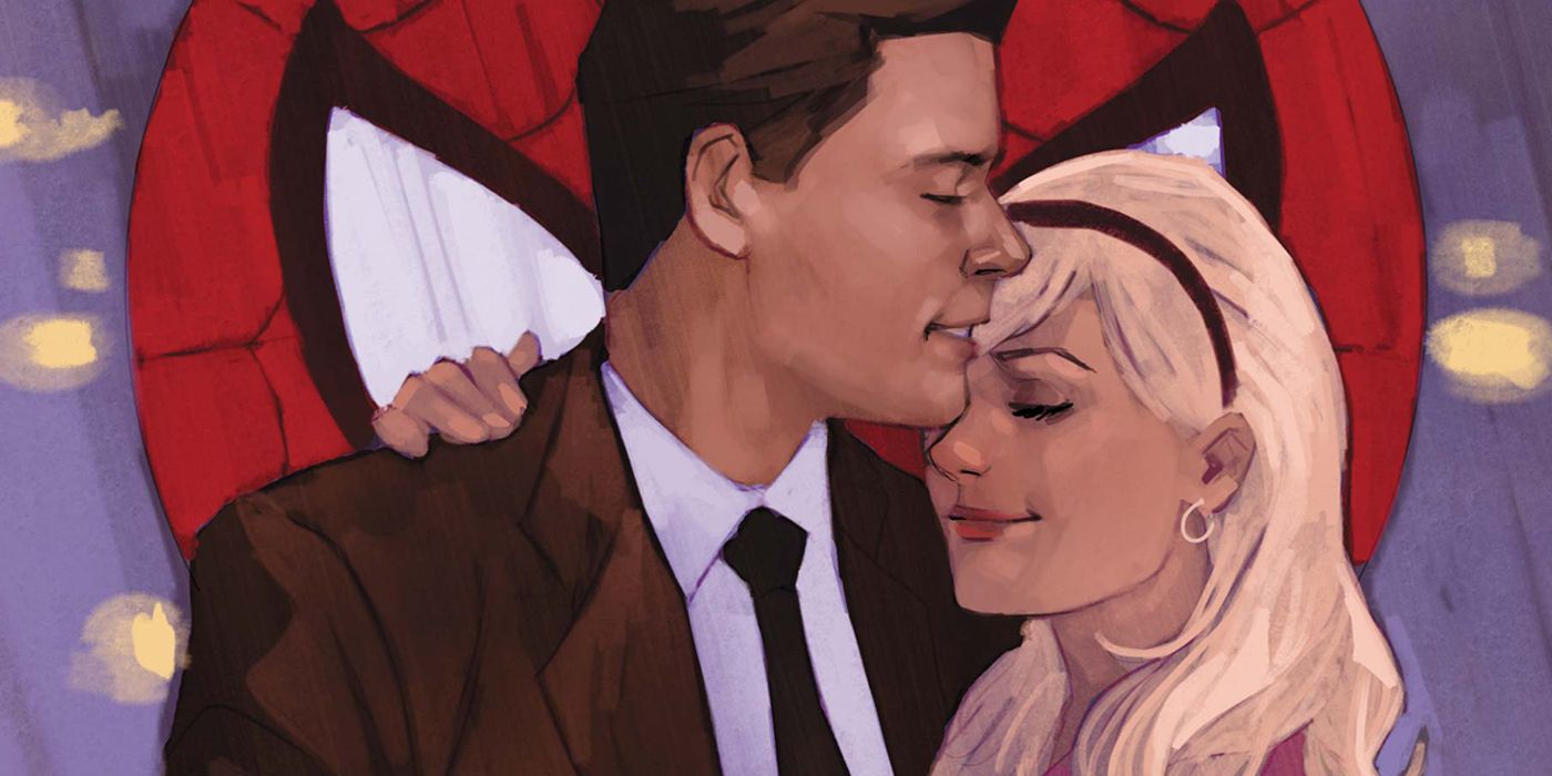Peter Parker and Gwen Stacy in Marvel's Spider-Man comics