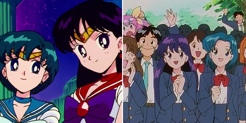 Sailor Moon mercury mars wedding peach