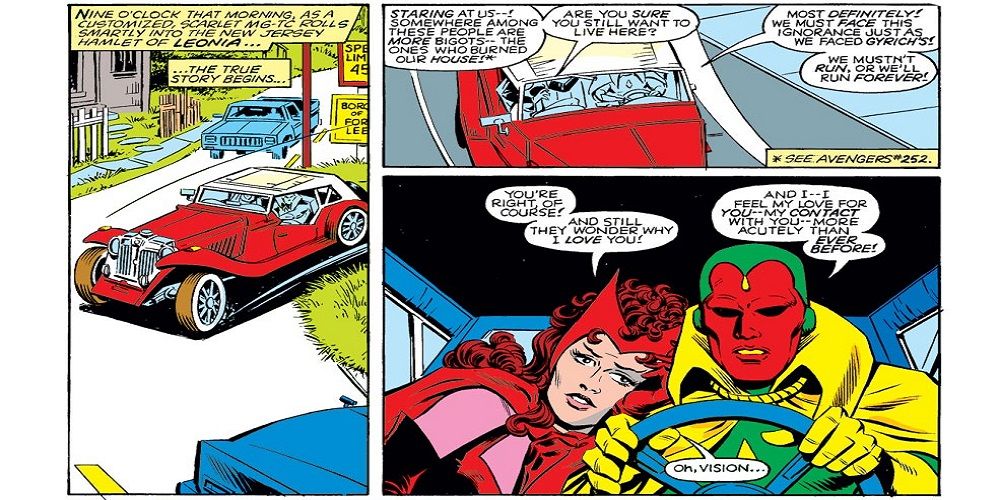 Marvel Comics' Scarlet Witch and the Vision House
