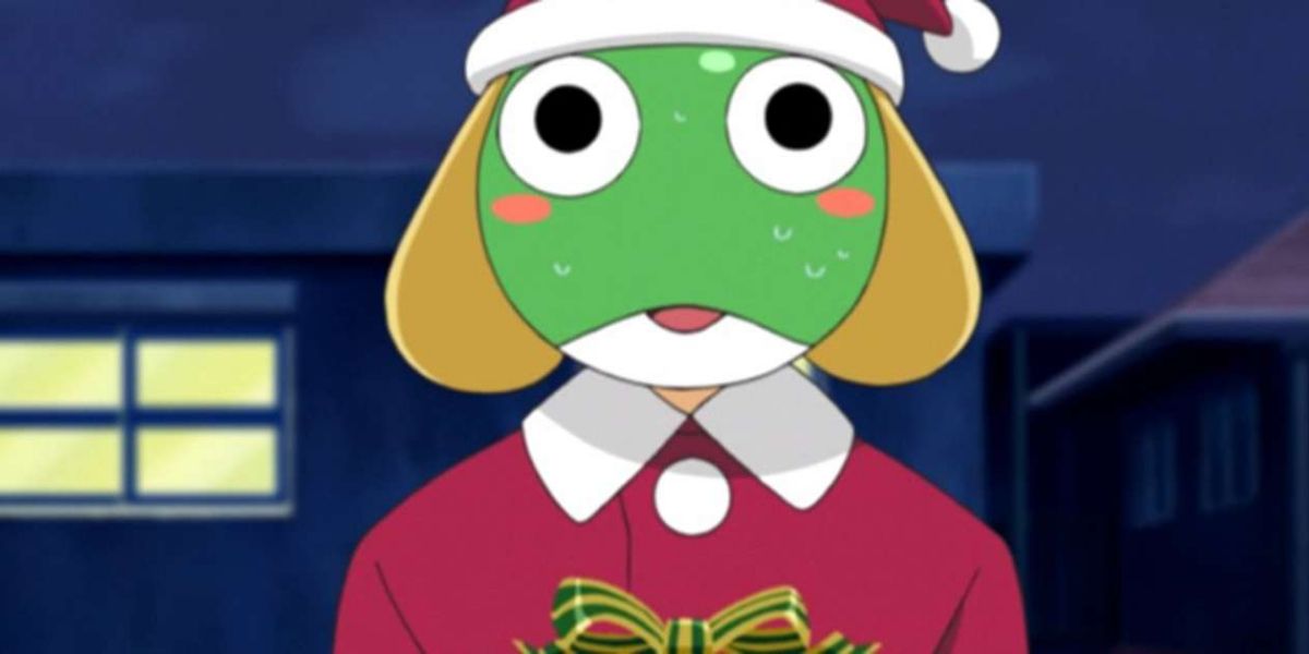 Sgt Frog Dressed Like Santa After Trying To Steal Christmas