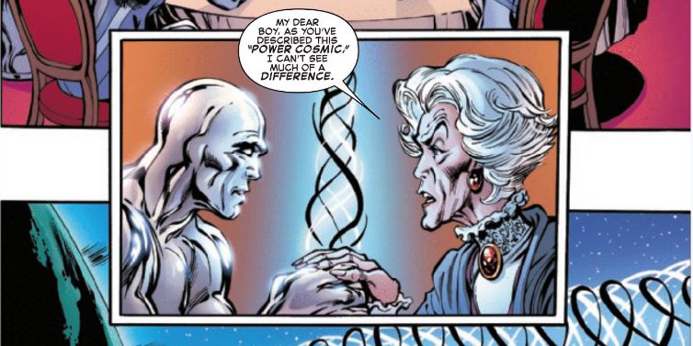 Silver Surfer and Agatha Harkness