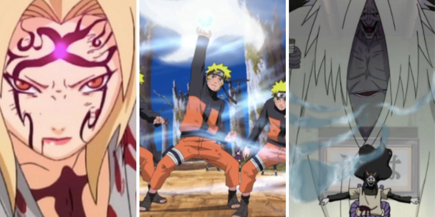 Os 10 melhores jutsus em Naruto