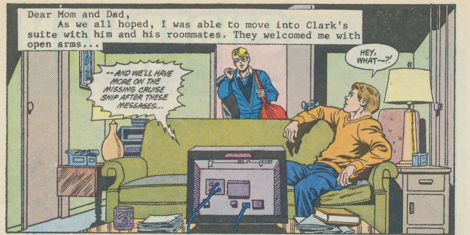DC Superman Secret Years Clark Bob Roommates