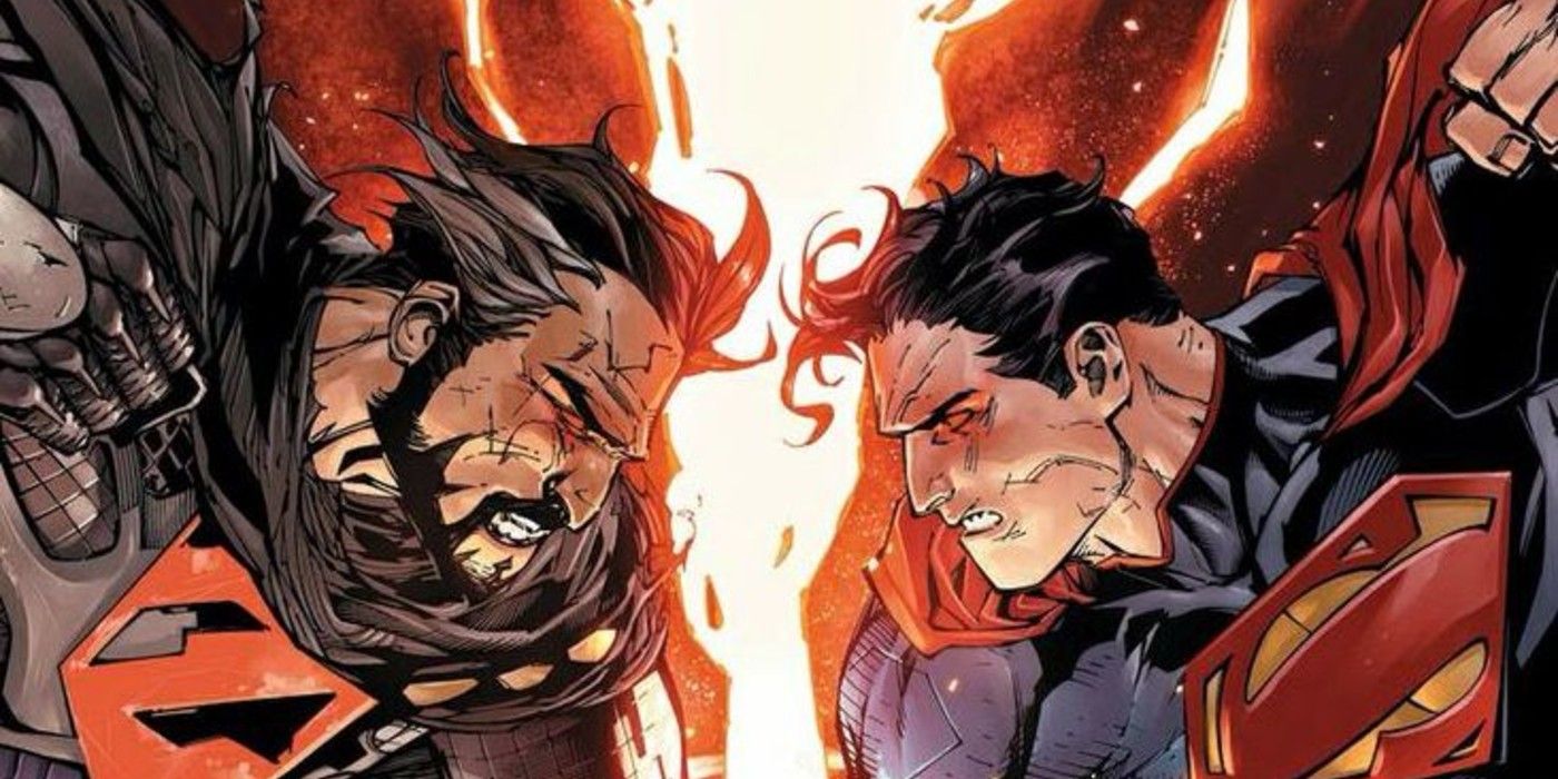 Superman and General Zod face off in Superman/Wonder Woman.