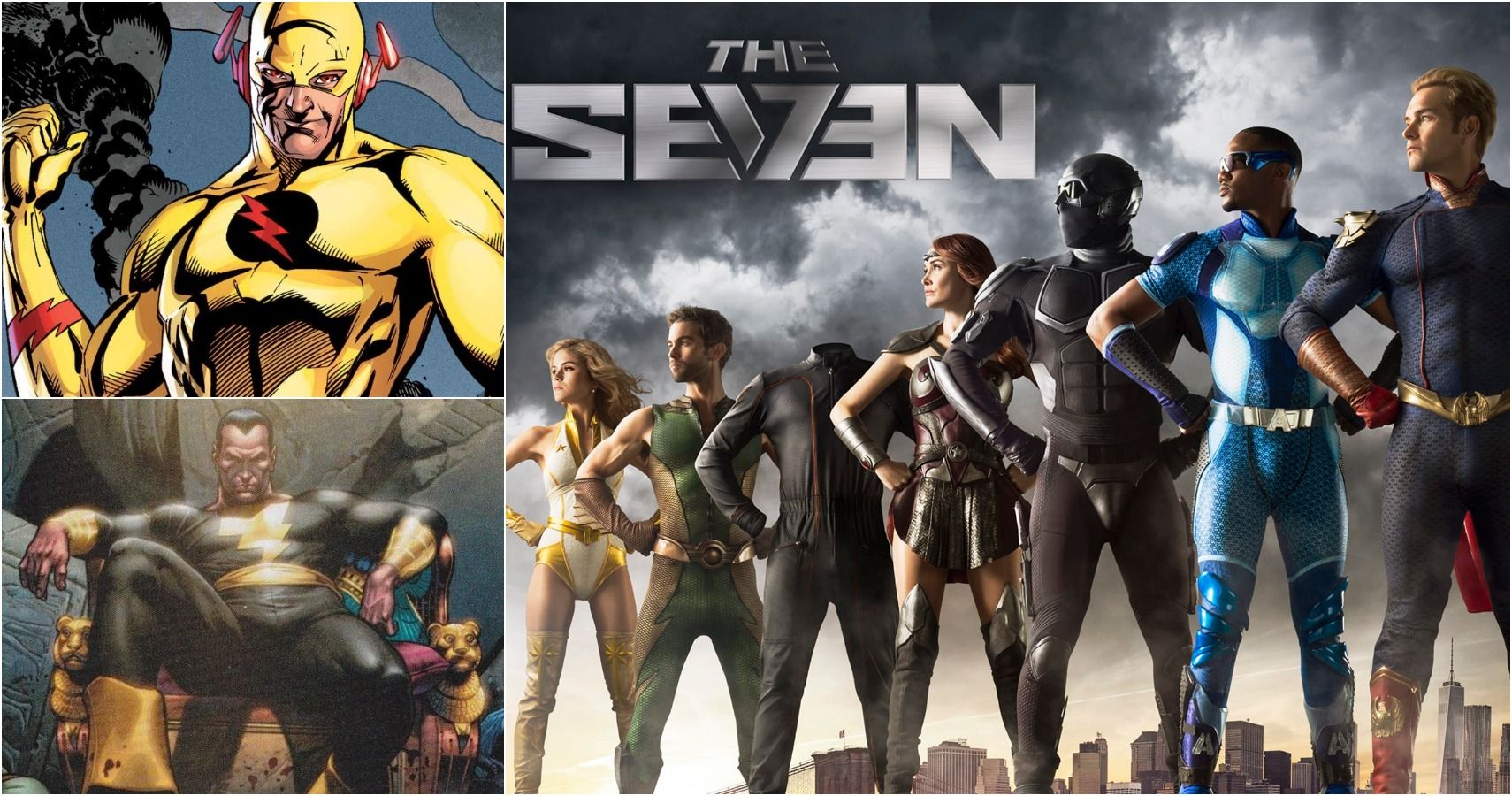 Reverse-Flash, Black Adam and The Seven (The Boys)