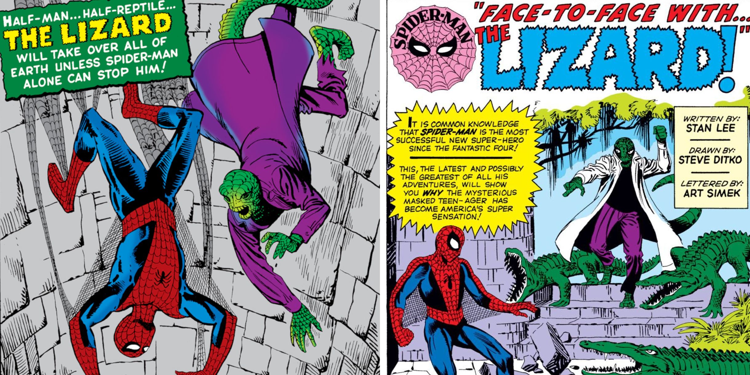 The Lizard Spider-Man Marvel Comics