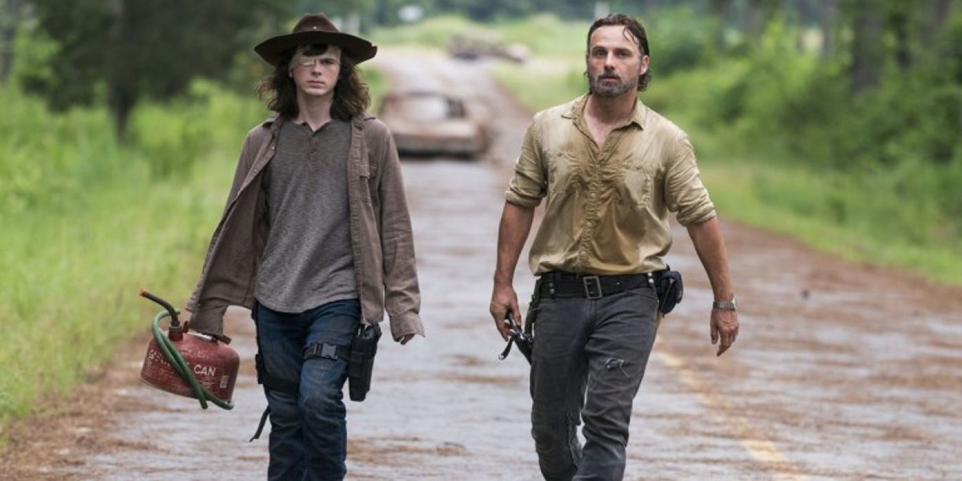 The Walking Dead - Carl and Rick