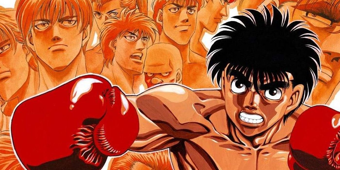 Some Classic Hajime No Ippo Promo Art Showing The Characters He'd Train To Fight