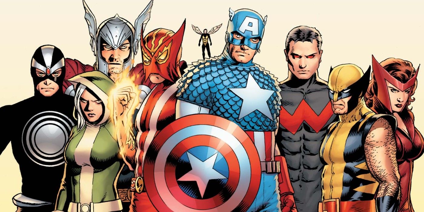 The Uncanny Avengers, with Thor, , Captain America, Scarlet Witch, Wolverine in Marvel Comics