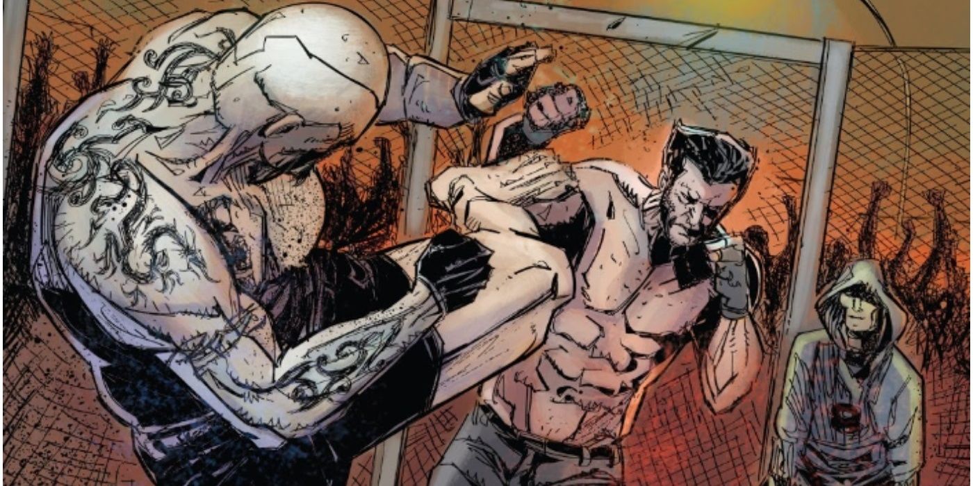 Wolverine cagefighting