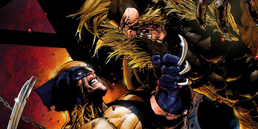 Marvel's Wolverine and Sabretooth, locked in combat