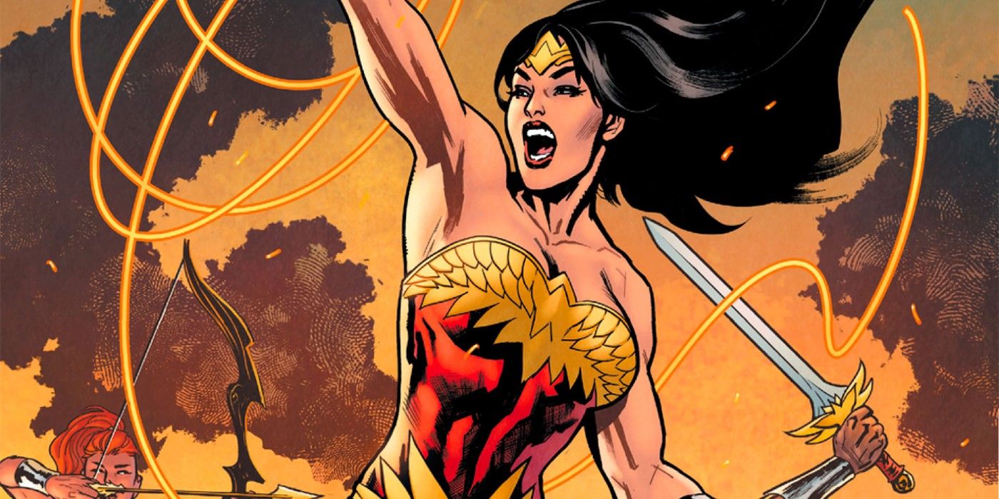 Wonder Woman raises her sword and lasso in Earth One DC Comics
