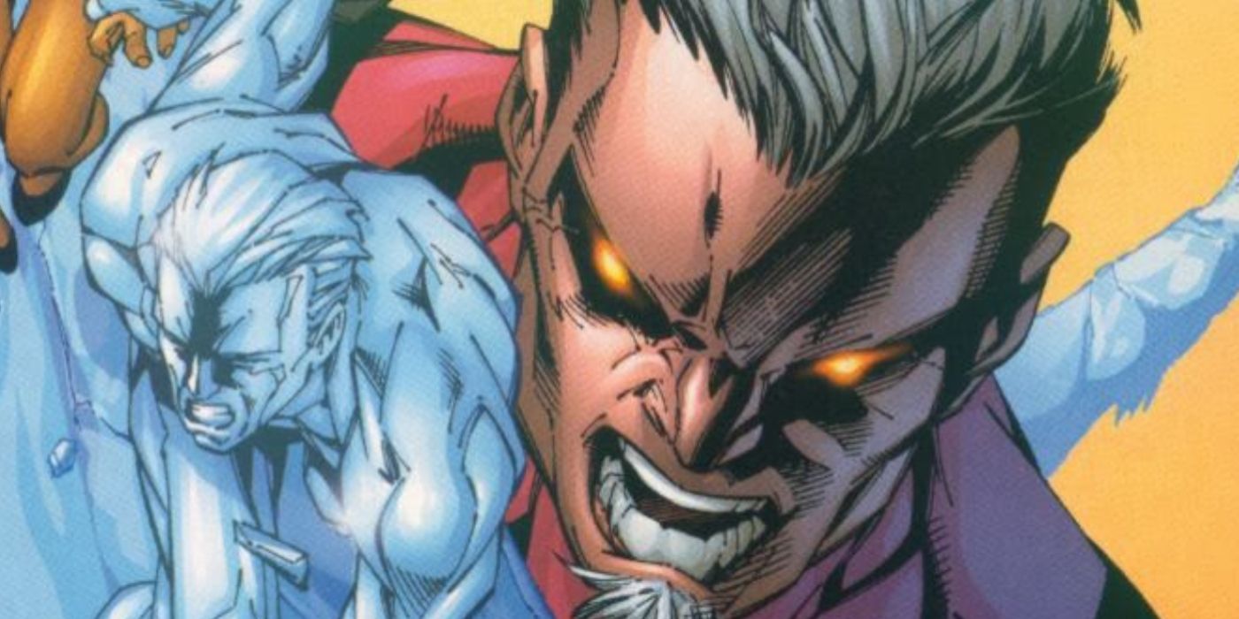 X-Men's Iceman and Bastion in Marvel Comics