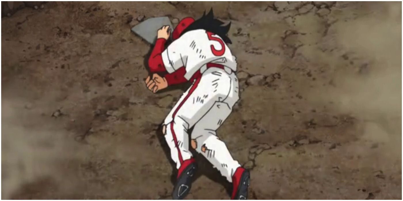 yamcha in a baseball crater