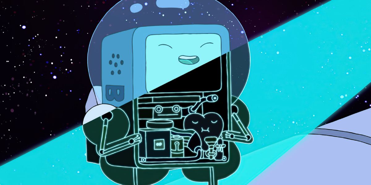 X-Ray shows that BMO has a heart, a medal of courage, and a diploma