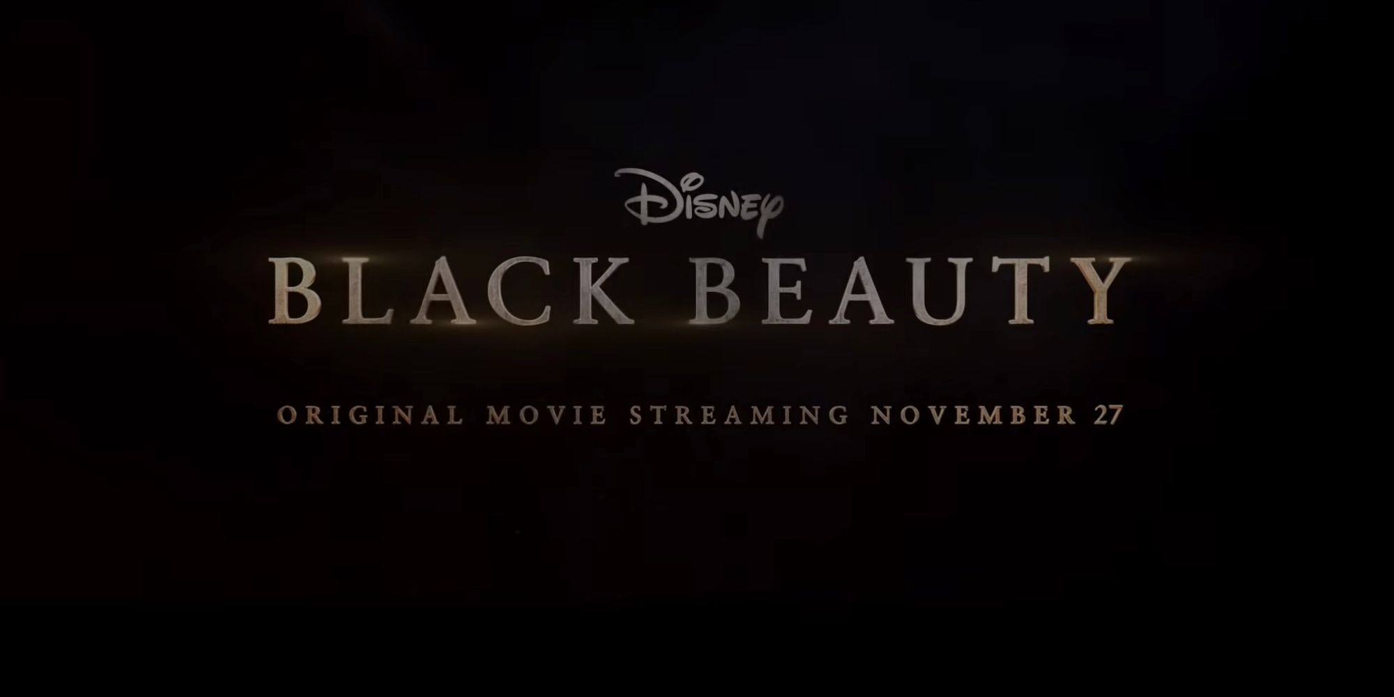 black beauty disney plus trailer logo
