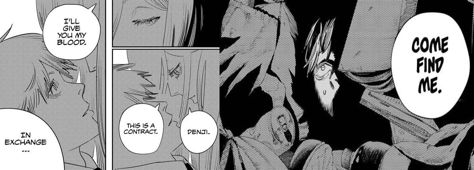 Denji's New Contract With Power In Chainsaw Man