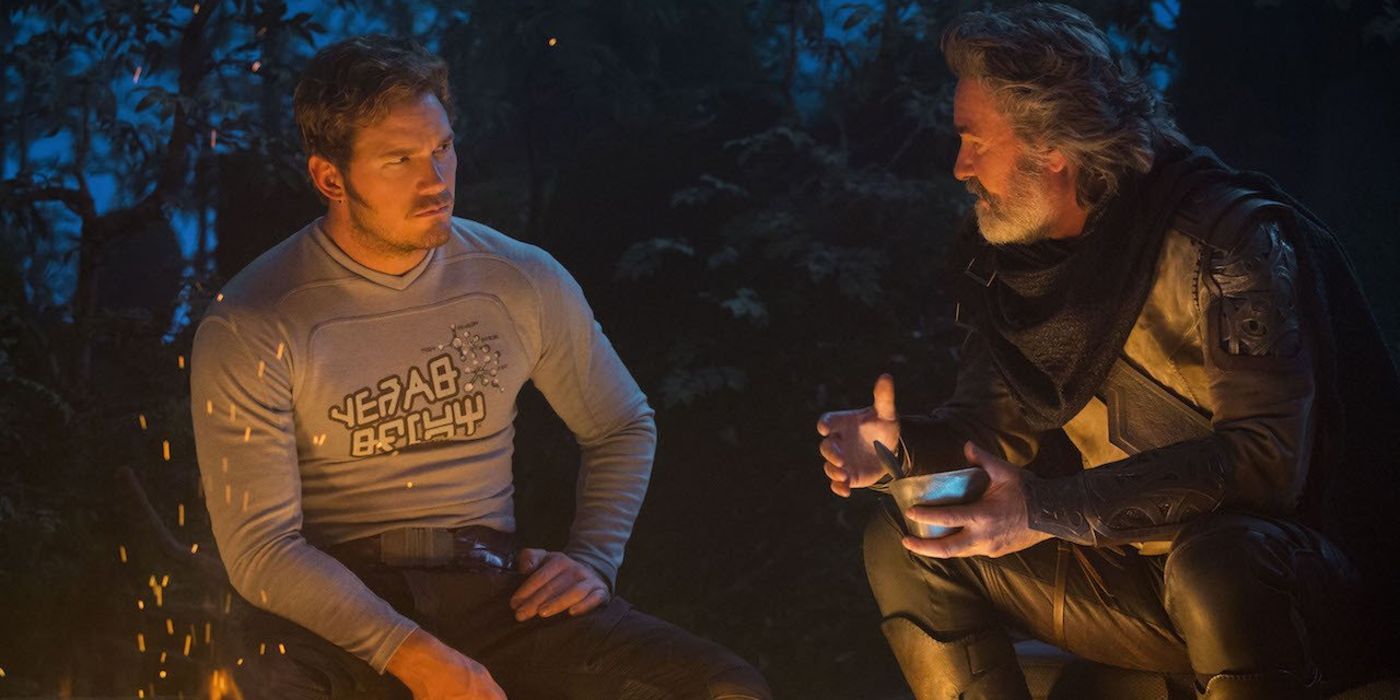 Star-Lord And His Father Ego In Guardians Of The Galaxy