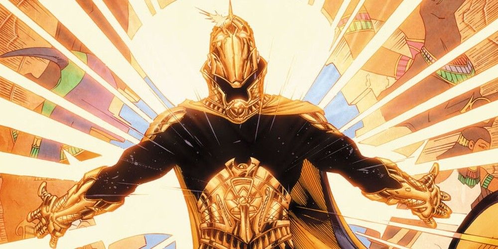 Dr. Fate emits rays of light in DC Comics