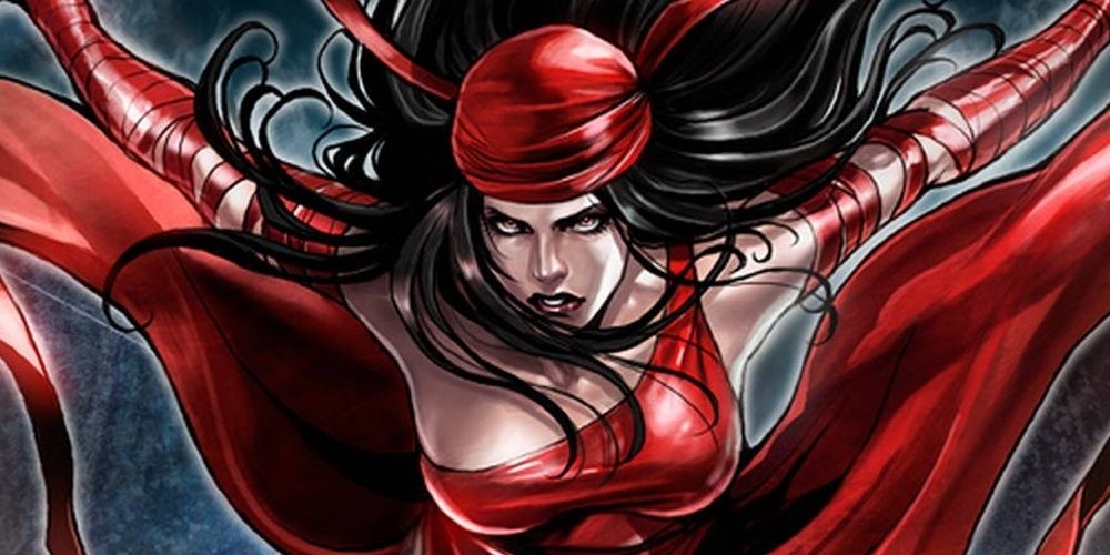 Elektra Marvel Comic art