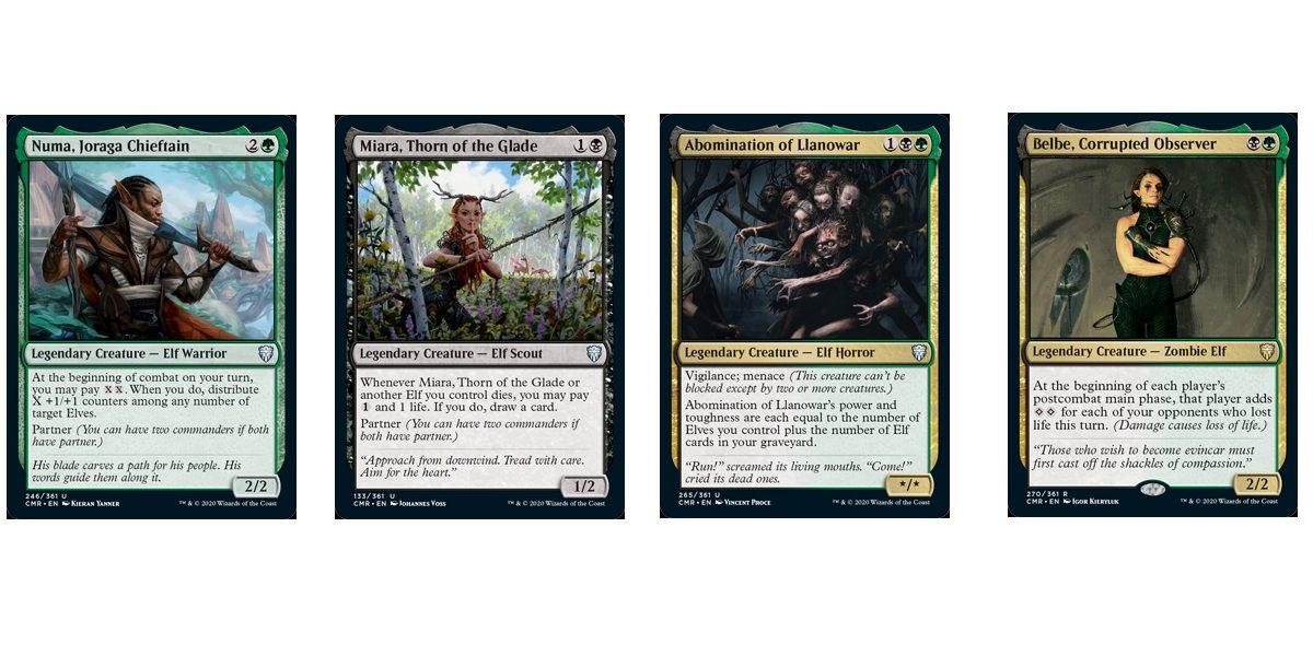 Magic: The Gathering - Building a Black-Green Elves Deck in Commander ...