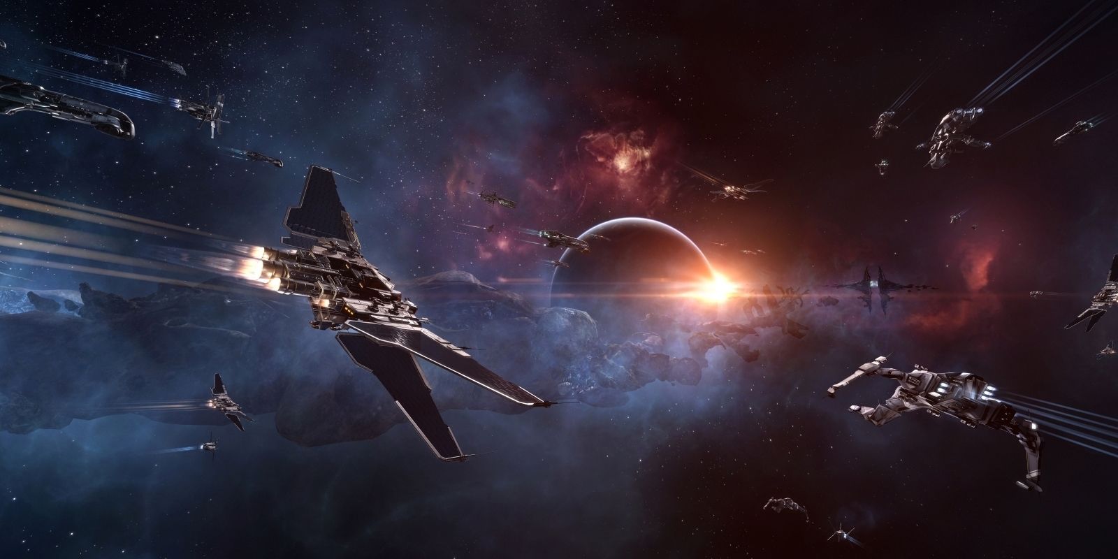 ships in space from eve online