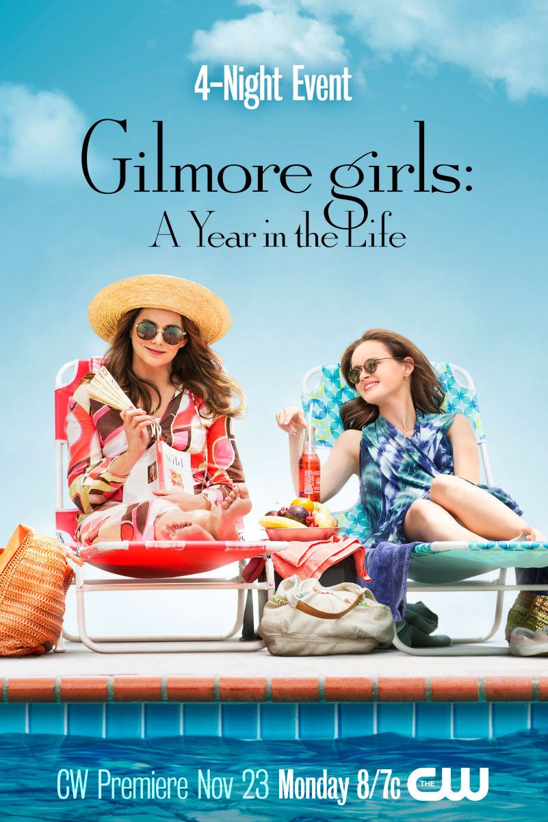 Gilmore Girls A Year In The Life Drops A Summer Themed Poster   Gilmore Girls Year In The Life Poster 