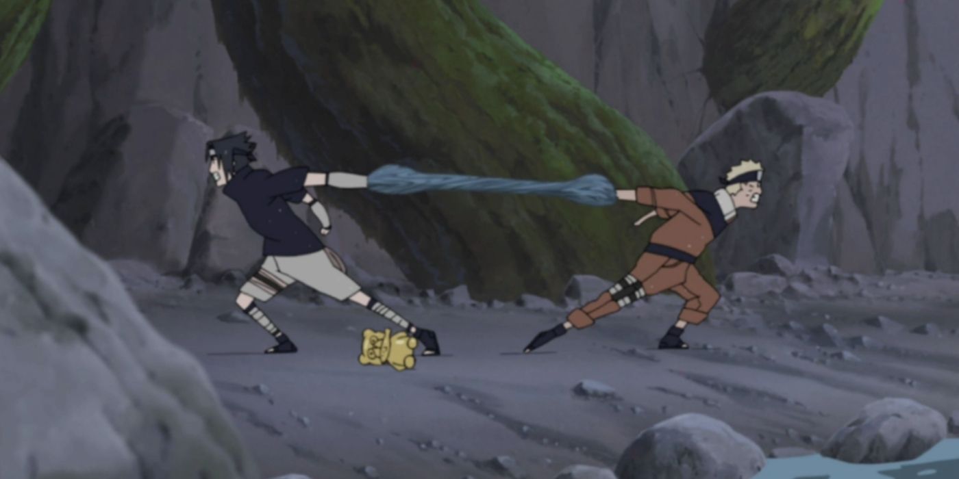 Naruto Sasuke stuck worst three-legged race