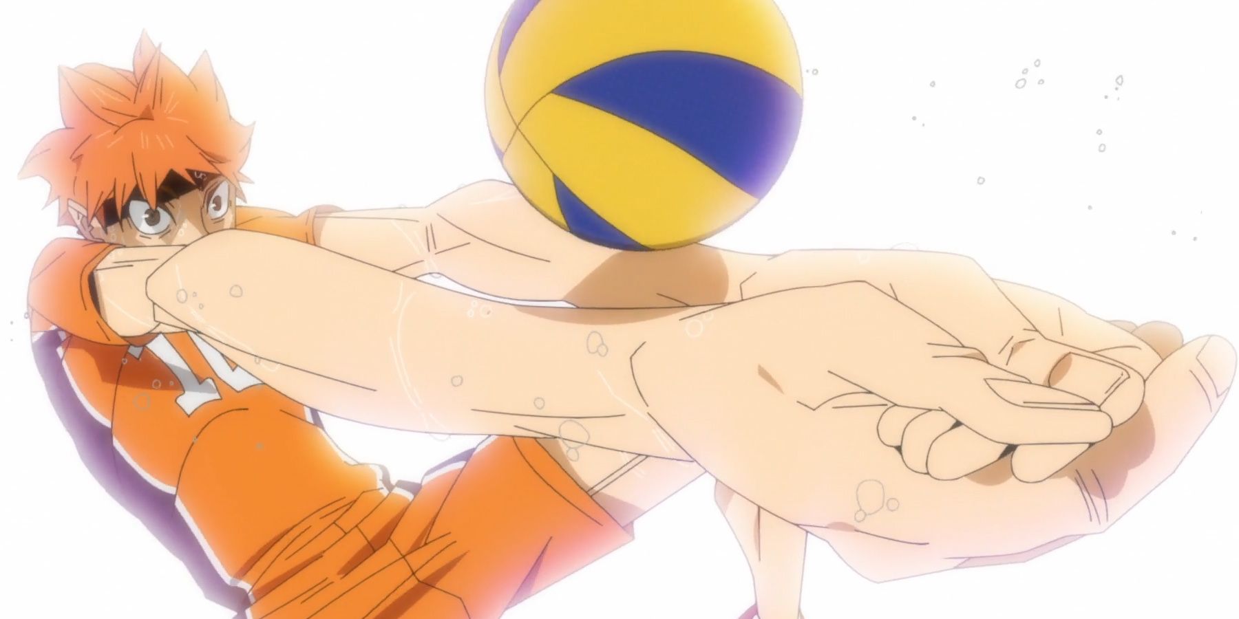 Haikyuu volleyball hit