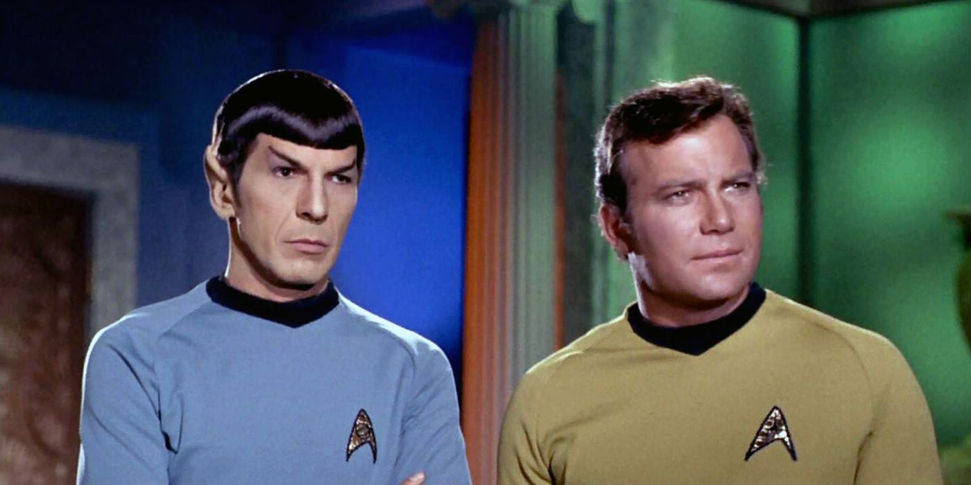 Captain Kirk And Spock On Star Trek