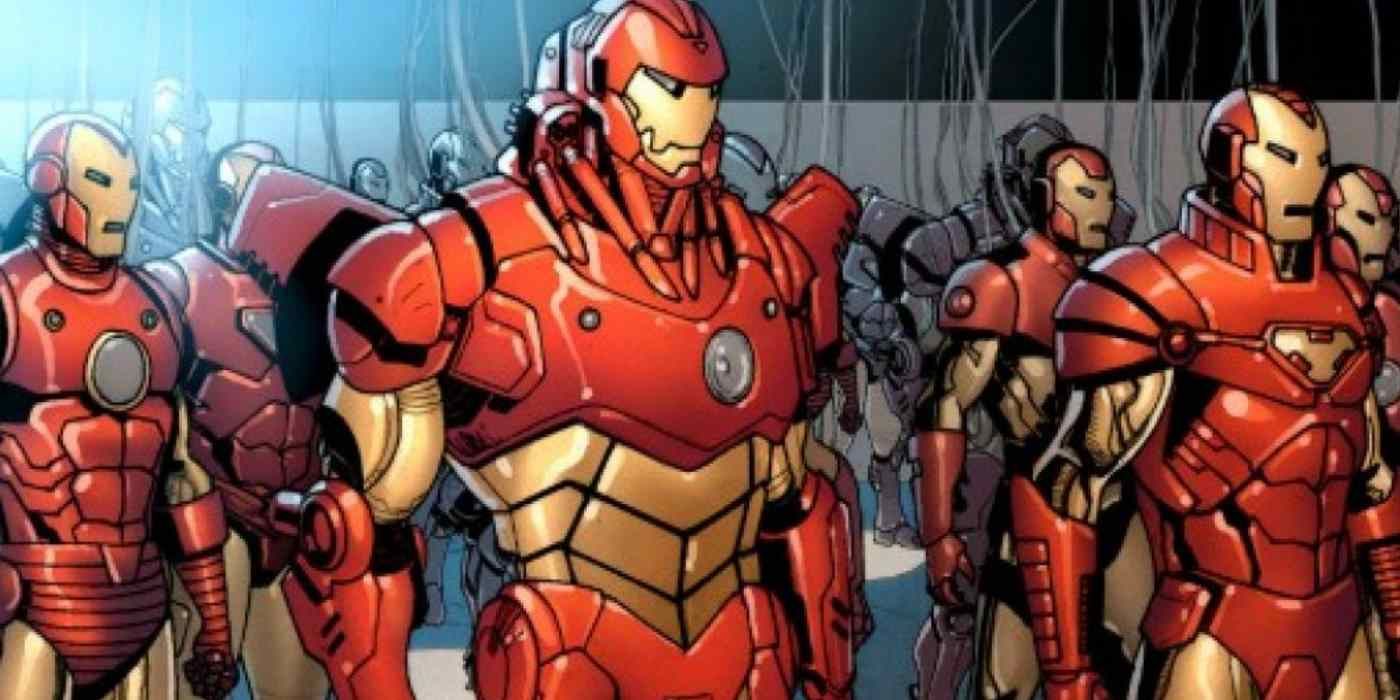 iron man armors from Marvel Comics
