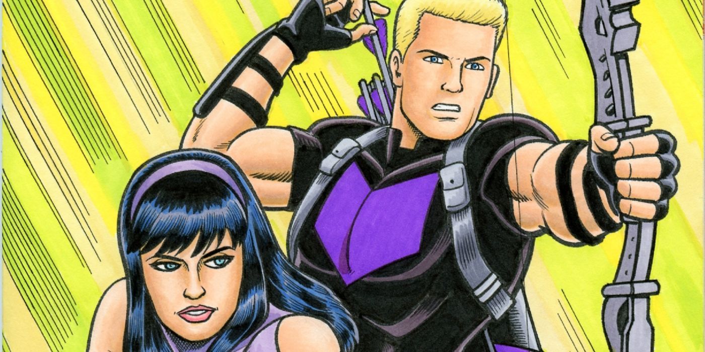 Kate Bishop And Clint Barton From Marvel