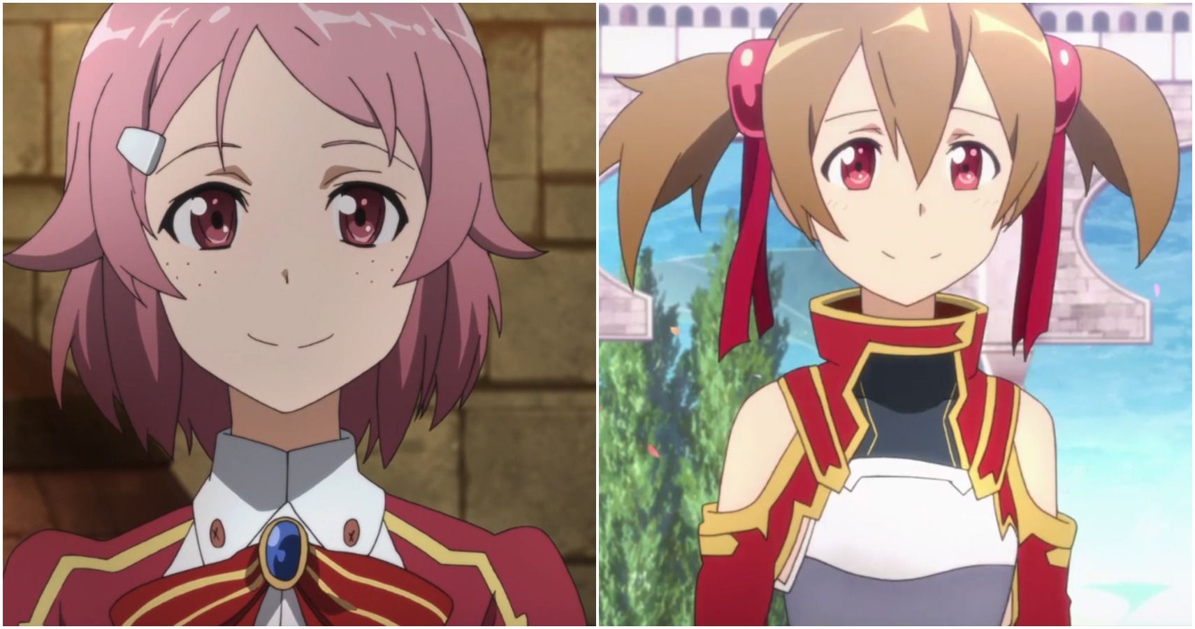 Split image: Lisbeth and Silica