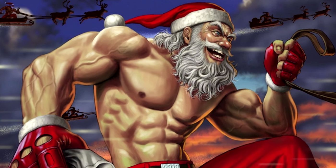 Santa Claus Without His Outfit