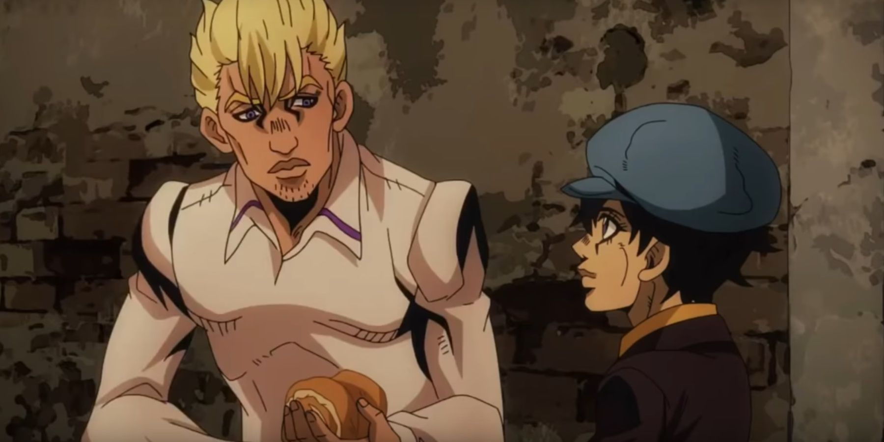 Young Narancia Ghirga with the friend who betrayed him - JoJo's Bizarre Adventure: Golden Wind