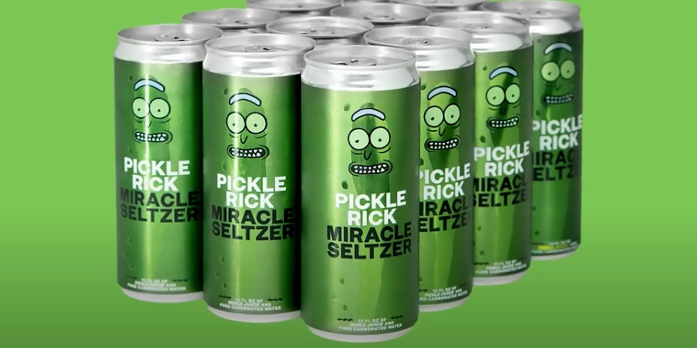 Rick and Morty Just Released a Pickle Rick-Flavored Seltzer - For Real