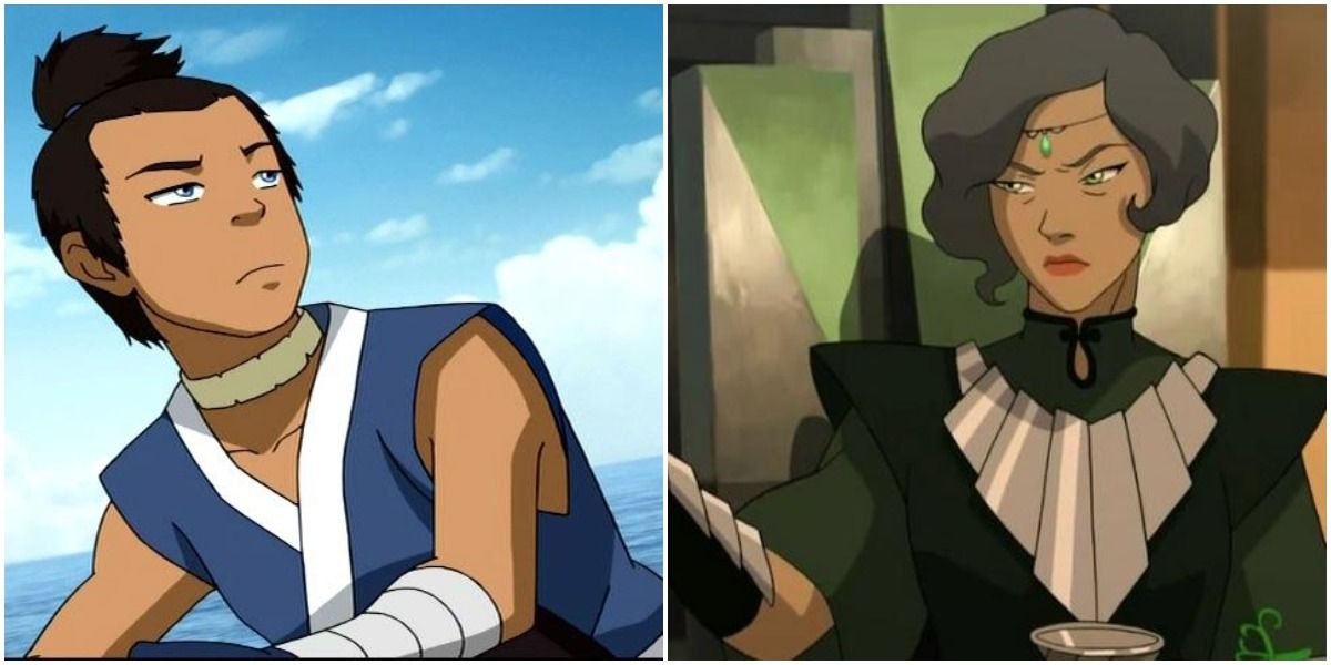 Young Sokka and older Suyin comparison