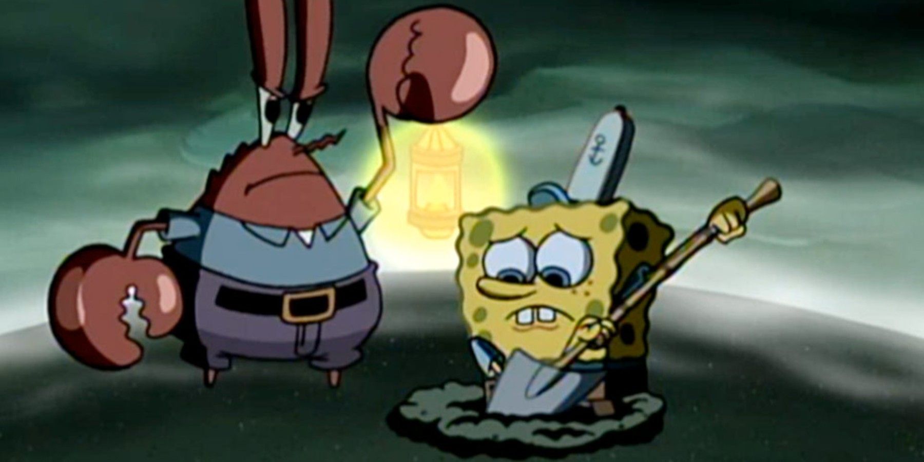 spongebob one krabs trash